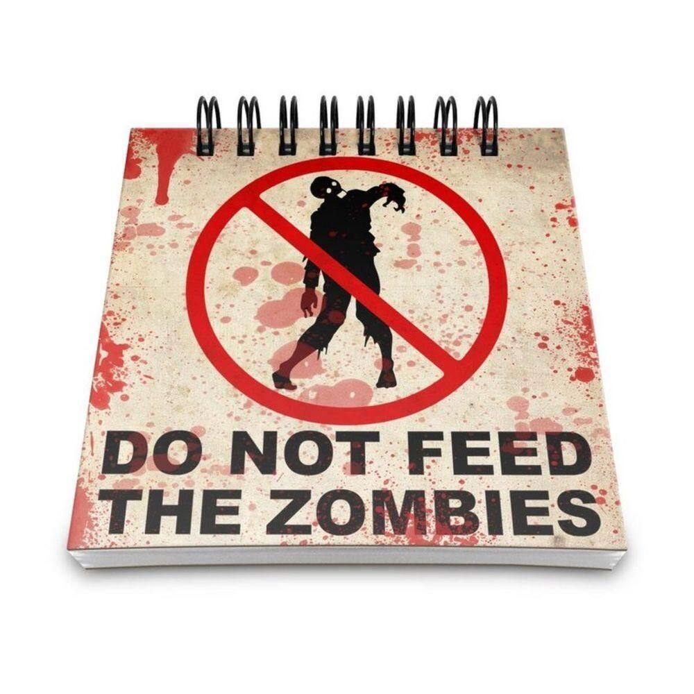 Bloco De Anotações Do Not Feed The Zombies