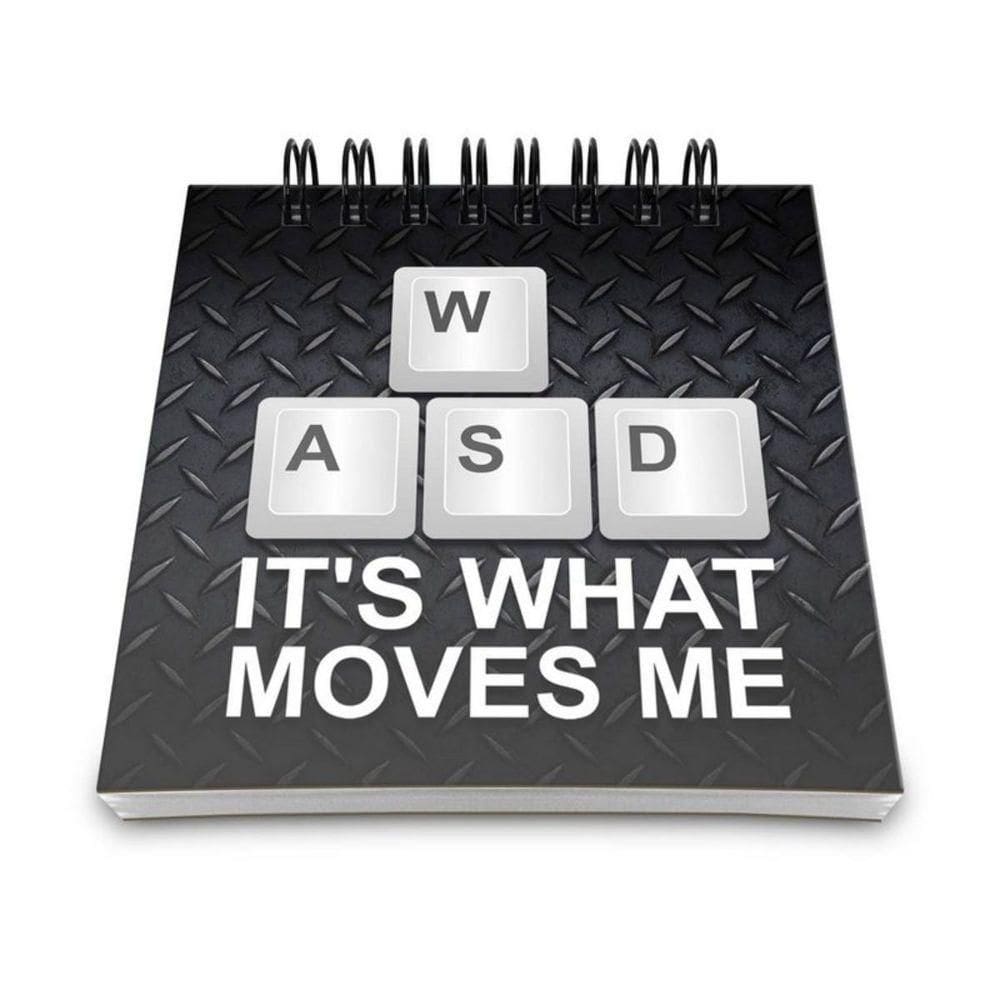 Bloco De Anotações Pc Gamer Wasd Its What Moves Me