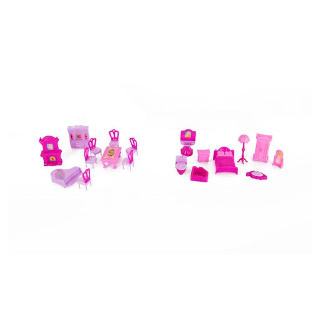 Conjunto de Moveis de Boneca com 8 Peças Carrefour