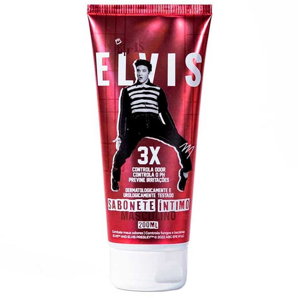 Sabonete Íntimo Masculino Elvis Presley Combate Maus Odores 200mL Viking