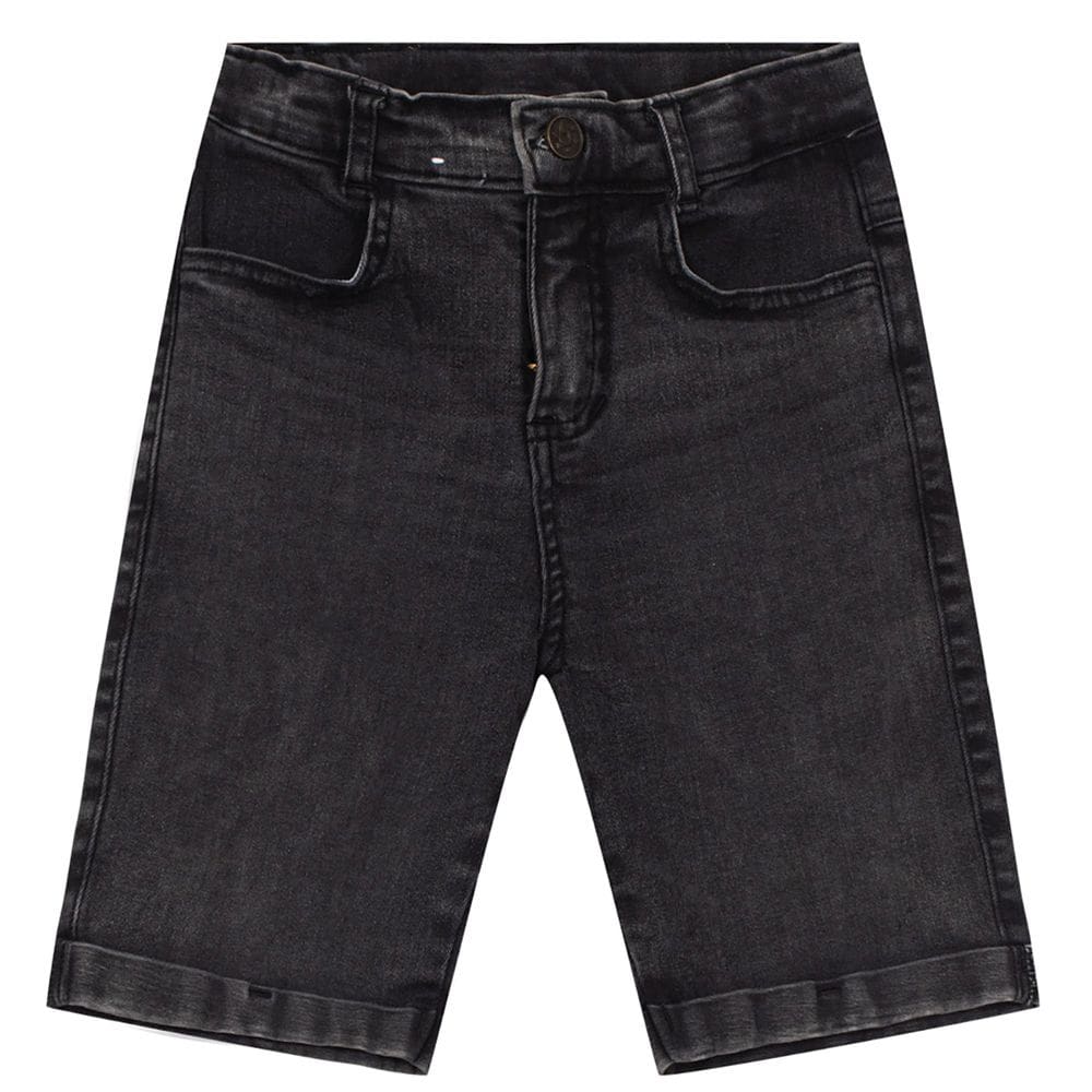 Bermuda jeans infantil menino Brandili Azul