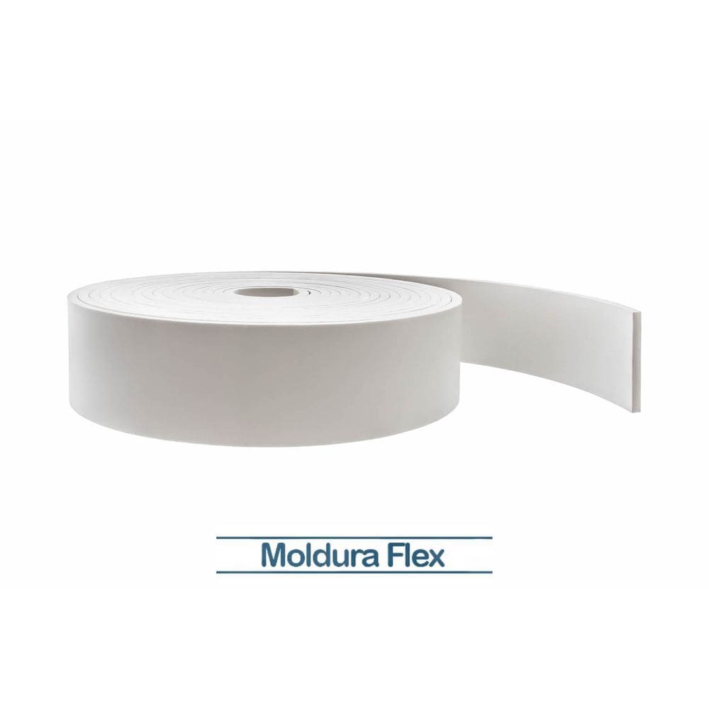 Rodapé Eva Flexível Autoadesivo 10cm x 1cm Veneza 20 Metros