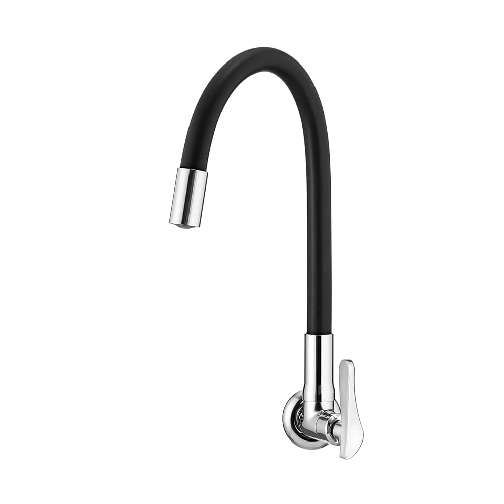 Torneira Multiuso de Parede Bica Flexível 1178 B27 Black