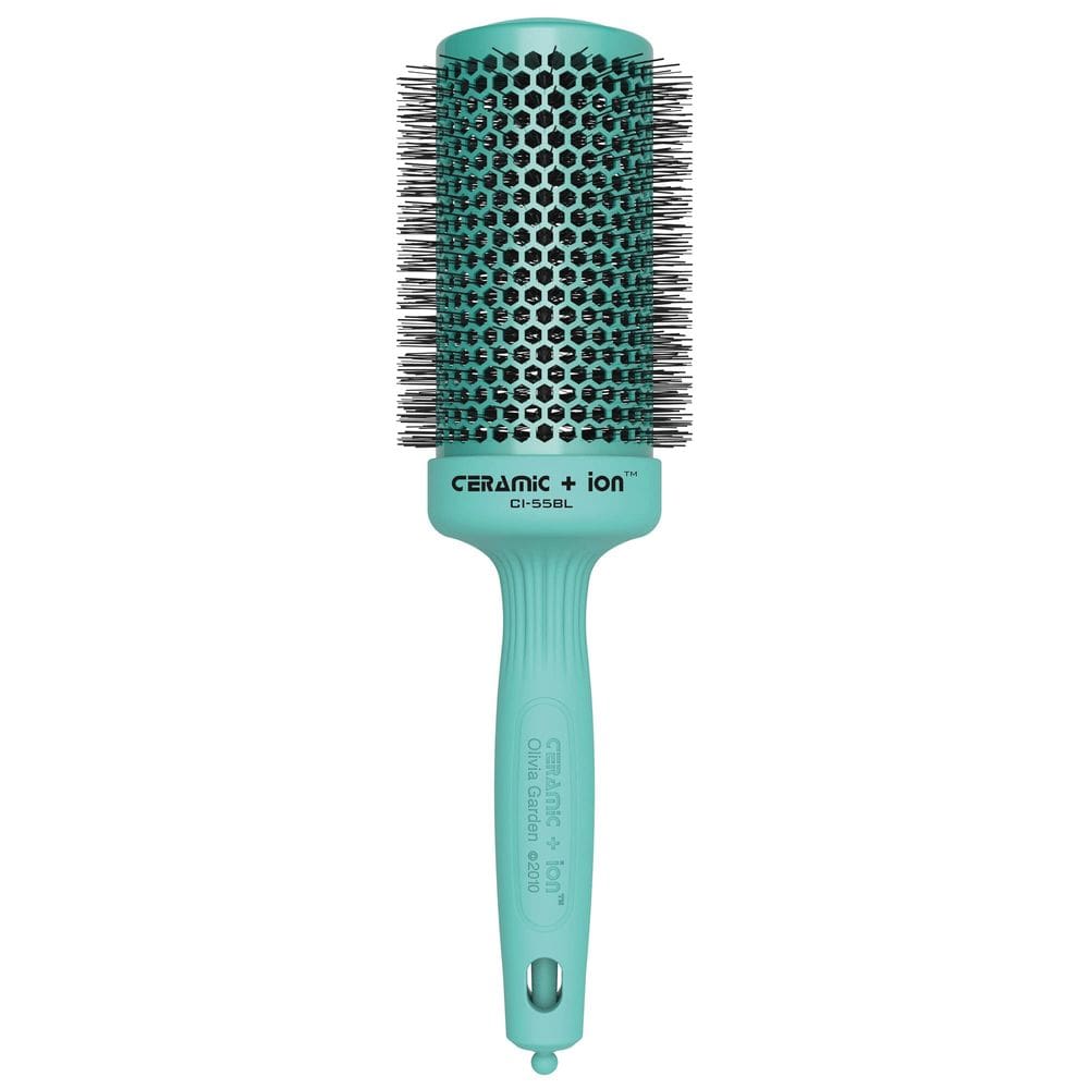 Escova de cabelo térmica redonda Olivia Garden Ceramic + Ion 5,4 cm