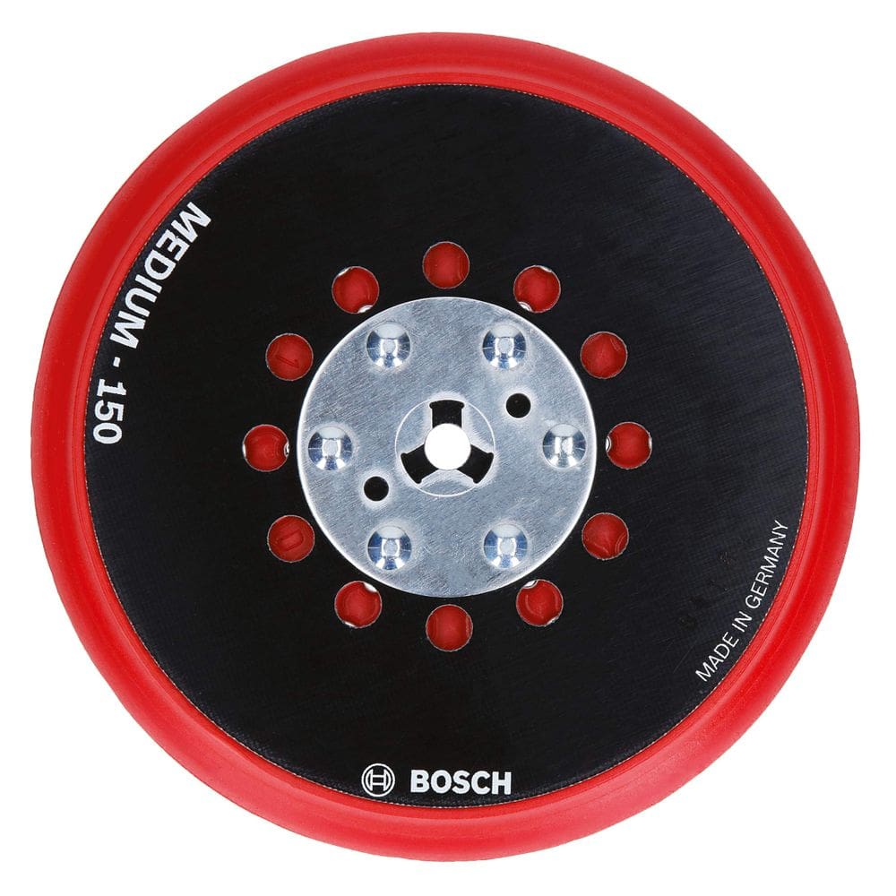 Almofada de lixar BOSCH RSM6045 de 15 cm com gancho e laço médio com vários furos