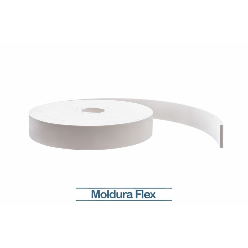 Rodapé Eva Flexível Autoadesivo 7cm x 1cm Veneza 18 Metros