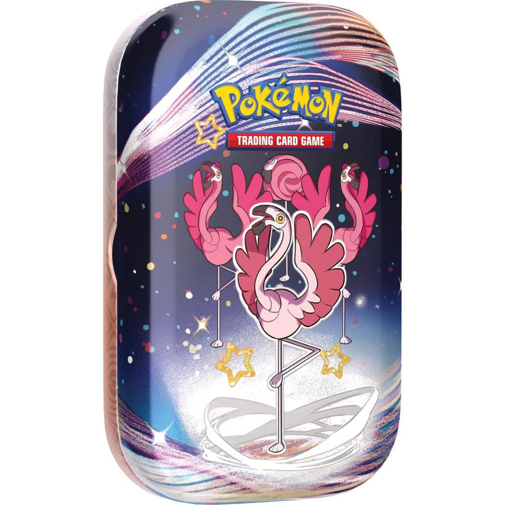 Jogo de cartas colecionáveis Pokémon Scarlet & Violet Mini Tin Flamigo