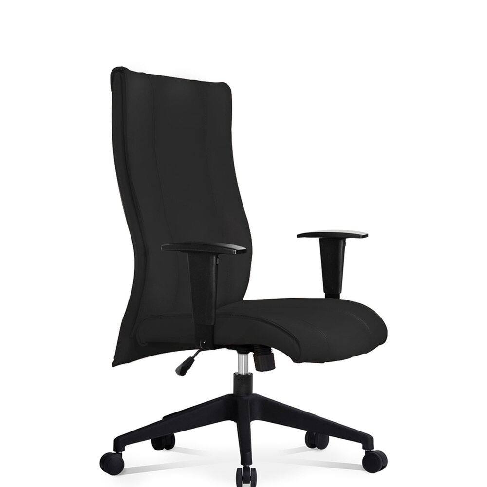 Cadeira Presidente Infinity Giratória com Braço -inf0123pt25pt Preto