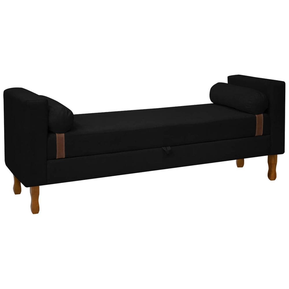 Recamier Sapateira Baú Pietro Casal 140cm Bouclê - SOFA STORE
