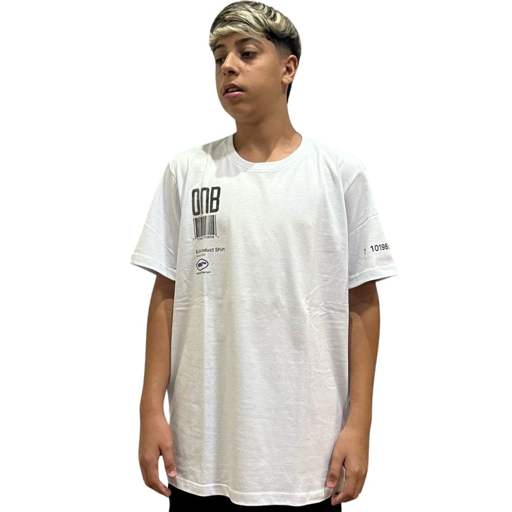 Camiseta Masculina Onbongo Branca ON201 Branco