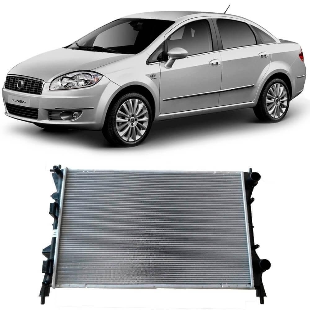 Radiador Fiat Linea 1.9 16v 2009 a 2012 Denso