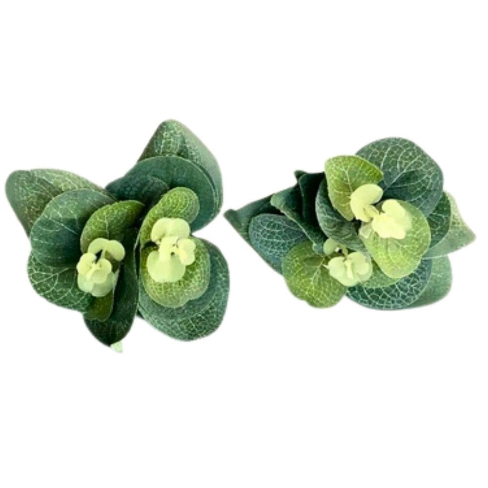 Anel Porta Guardanapo Eucalipto Folhagem Verde Decor 12 Un
