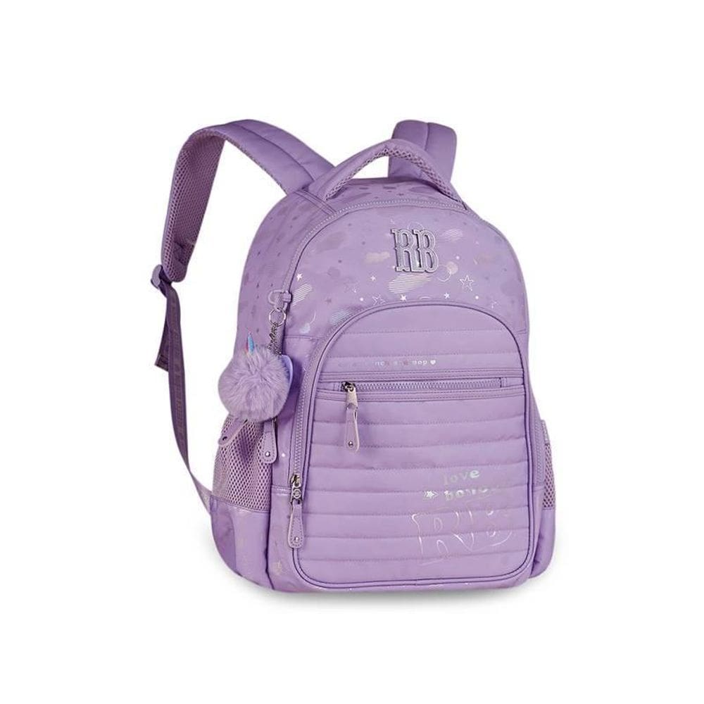 Mochila De Costas Rebecca Bonbon Nylon Holográfico Rb24588