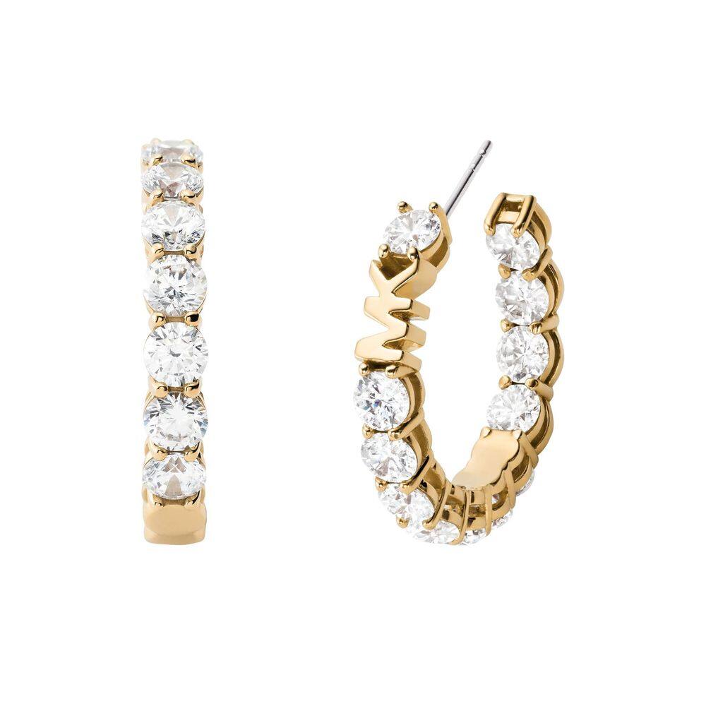 Brincos de argola Michael Kors MKJ7310710 Zircônia cúbica de latão
