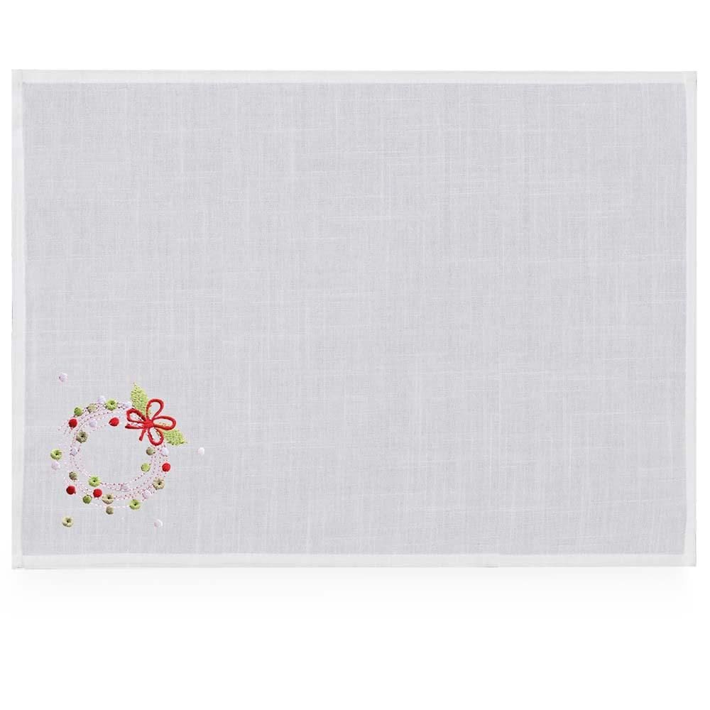 Lugar Americano Avulso Retangular 35x50cm Guirlanda 1906N - Rafimex