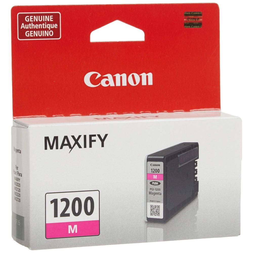 Tanque de tinta Canon PGI-1200 Magenta compatível com MB2120, MB2720