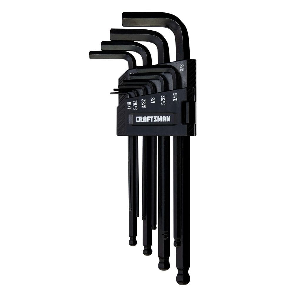 Conjunto de chaves Hex Key Allen CRAFTSMAN Ball-End de 10 peças SAE