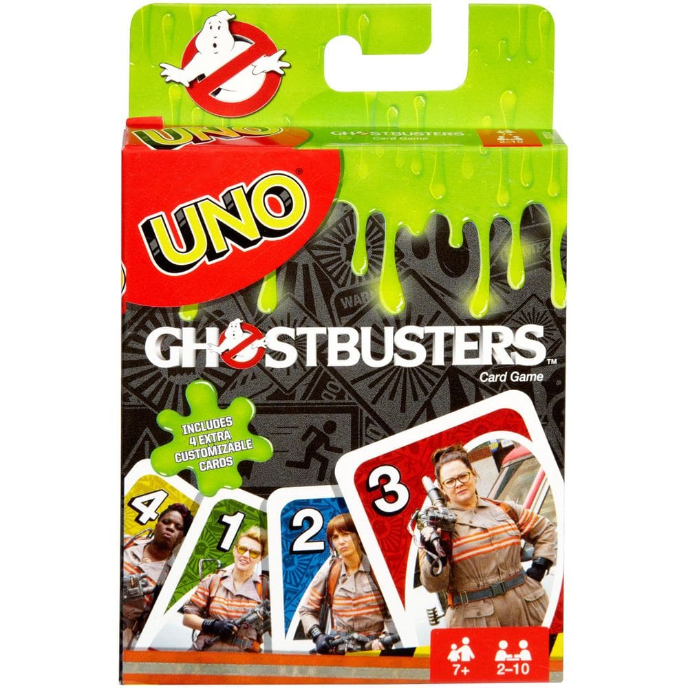 Jogo de cartas Mattel Games UNO: Ghostbusters Theme