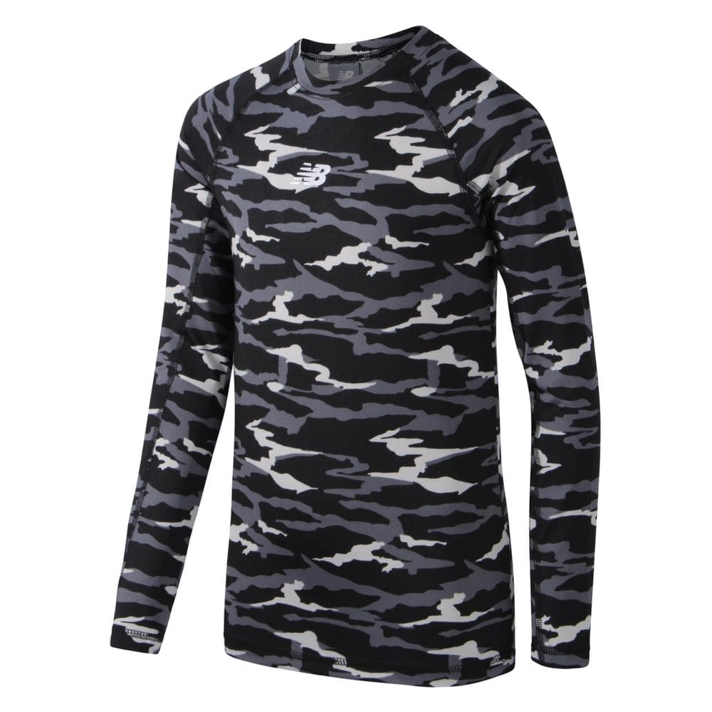 Compressão isolada Top New Balance Boys da camada base 18-20