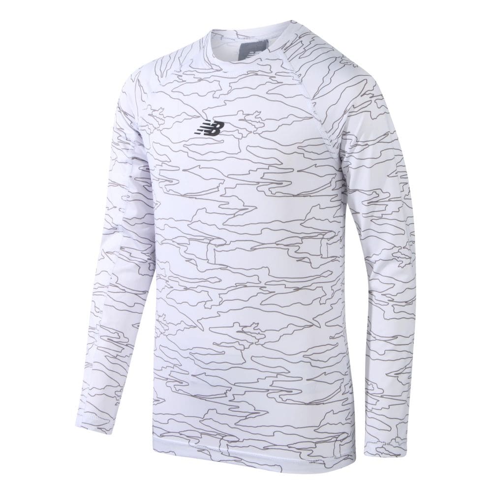 Compressão isolada Top New Balance Boys da camada base 18-20