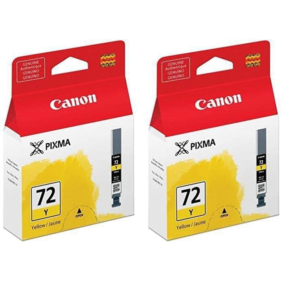 Cartucho de tinta Canon PGI-72 amarelo compatível com PRO-10 (x2)