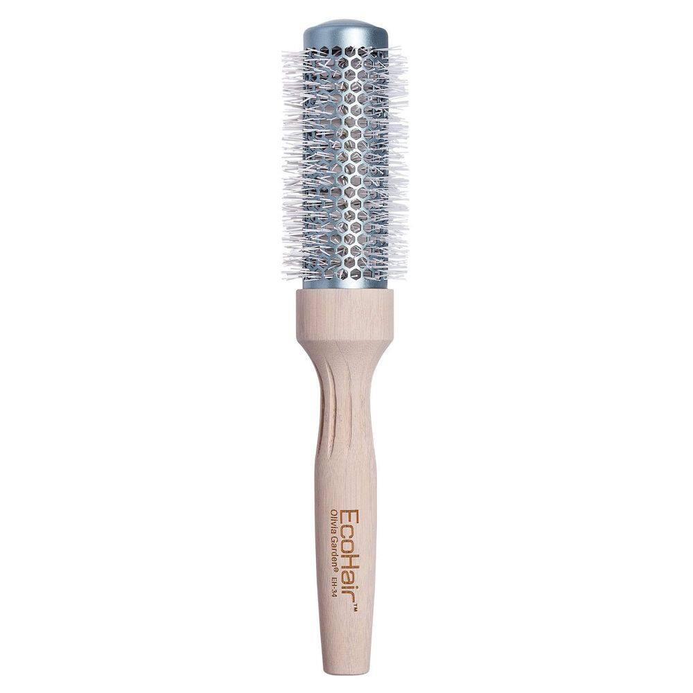 Escova de cabelo térmica redonda de bambu Olivia Garden EcoHair EH-34
