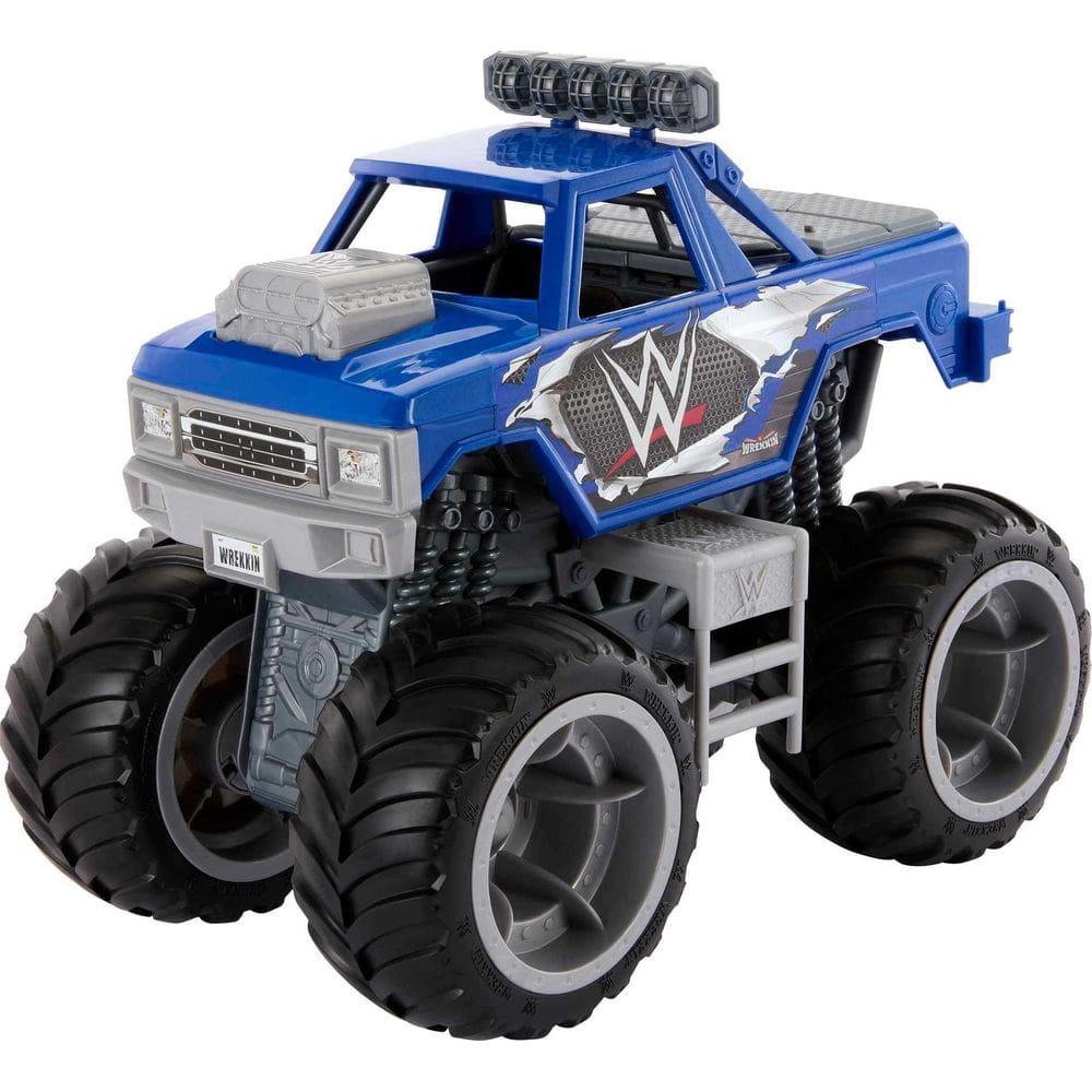 Conjunto de bonecos de ação e veículos Mattel WWE Wrekkin Slam Crusher