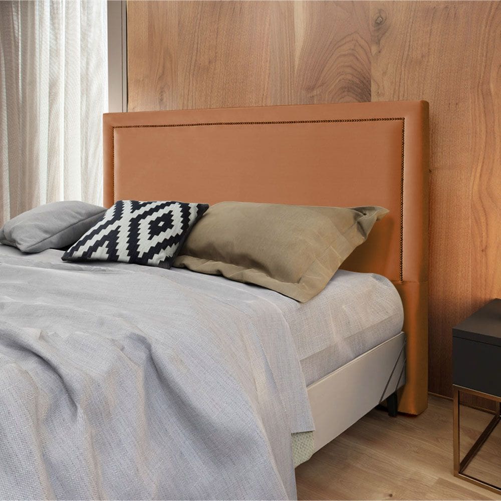 Cabeceira Cama Box Queen 1,60m Estofada Aruba Veludo Terracota