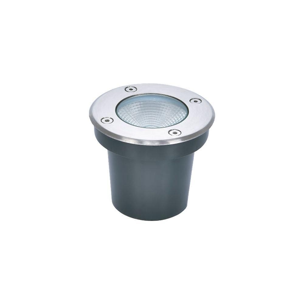 Embutido De Solo Led Astraled Es-6914 Felis 15w Bivolt Prata 3000k Luz Amarela 3000k Luz Amarela Es-6914