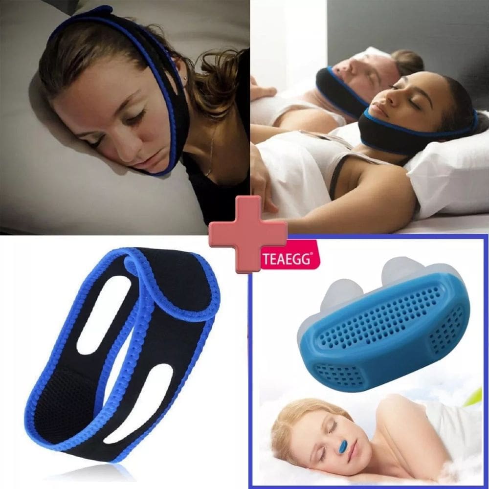 Kit Anti Ronco Purificador Clip Nasal + Faixa Anti Ronco