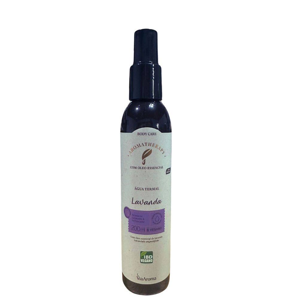 Kit 3 Água Termal Lavanda Via Aroma 200ml Natural e Vegano
