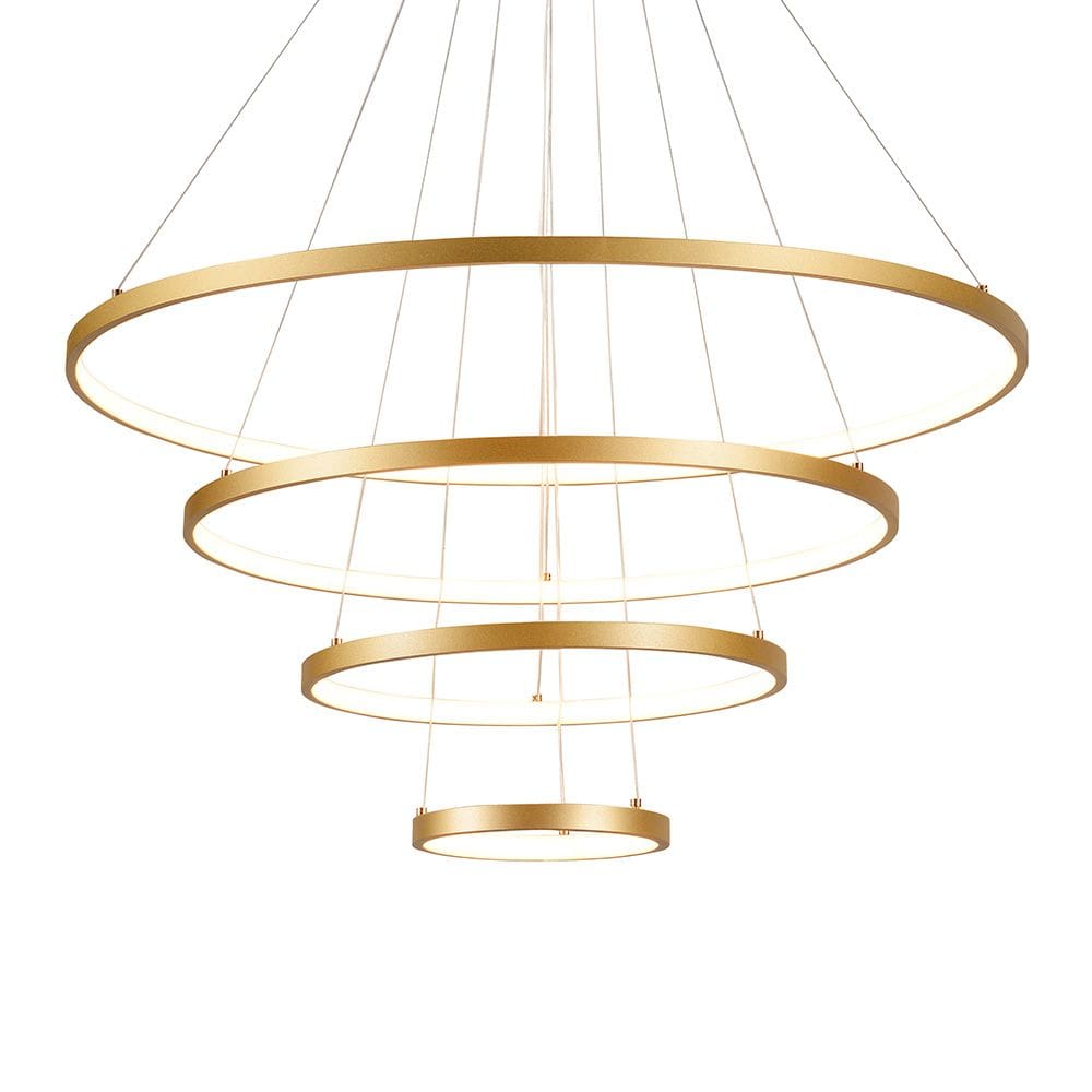 Lustre Pendente Sindora DCD03011 Dourado Led Bivolt