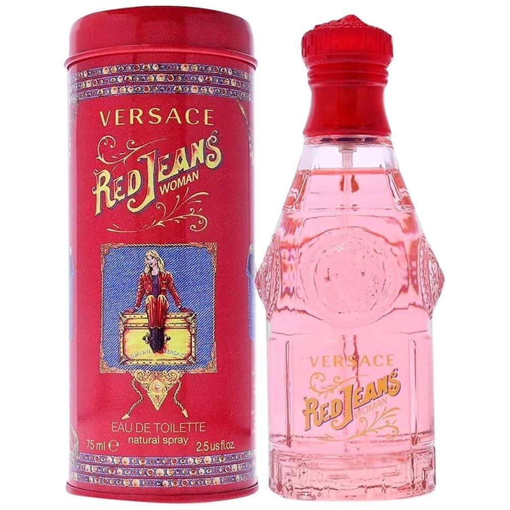 Perfume Versace Red Jeans EDT 75mL para mulheres