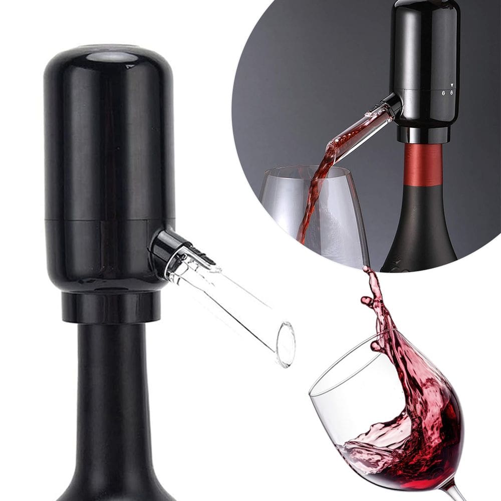 Aerador Vinho Elétrico Decanter Dispenser Automático Bomba