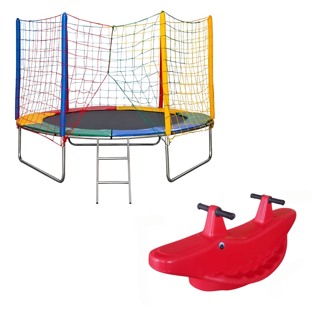 Kit Cama Elástica 2,44m Gangorra 2 Lugar