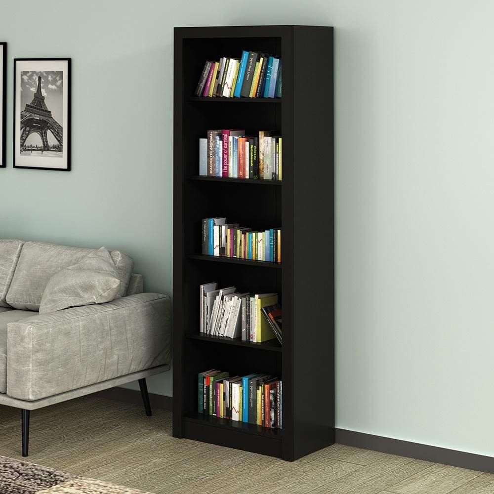 Estante Livreiro para Escritório ME4104 Preto Tecnomobili