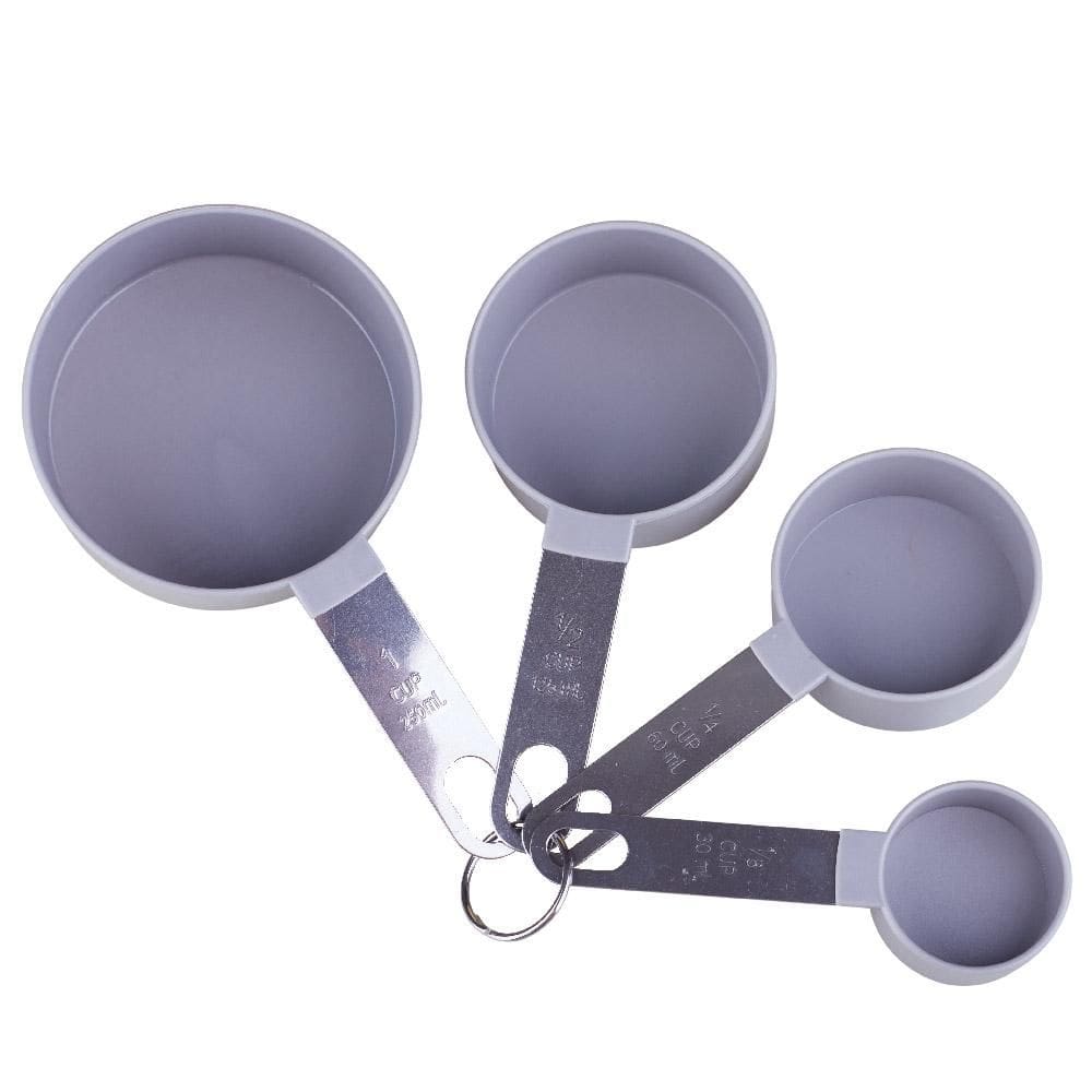 Conjunto 4 Medidores Inox e Plástico Utility Cazza