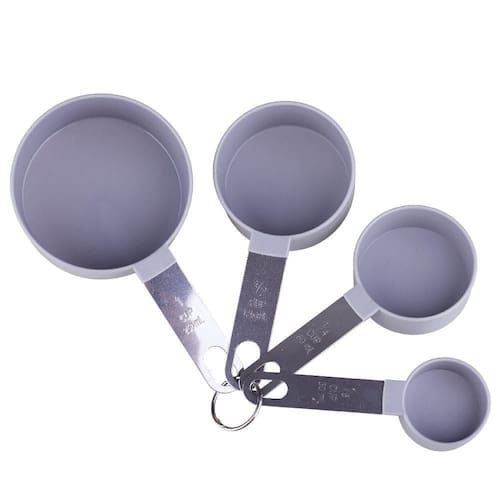 imagem-Conjunto 4 Medidores Inox e Plástico Utility Cazza