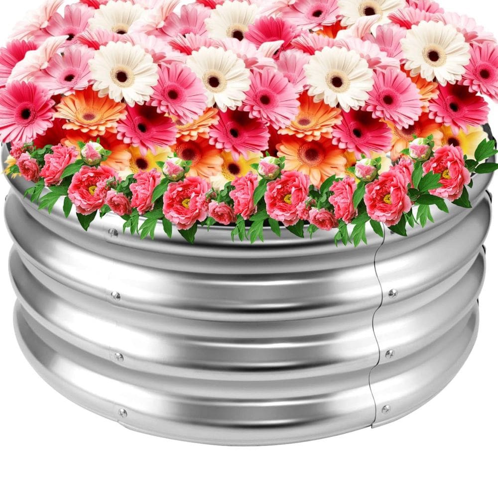 Vaso Redondo 60X28Cm Para Plantas Ornamentais