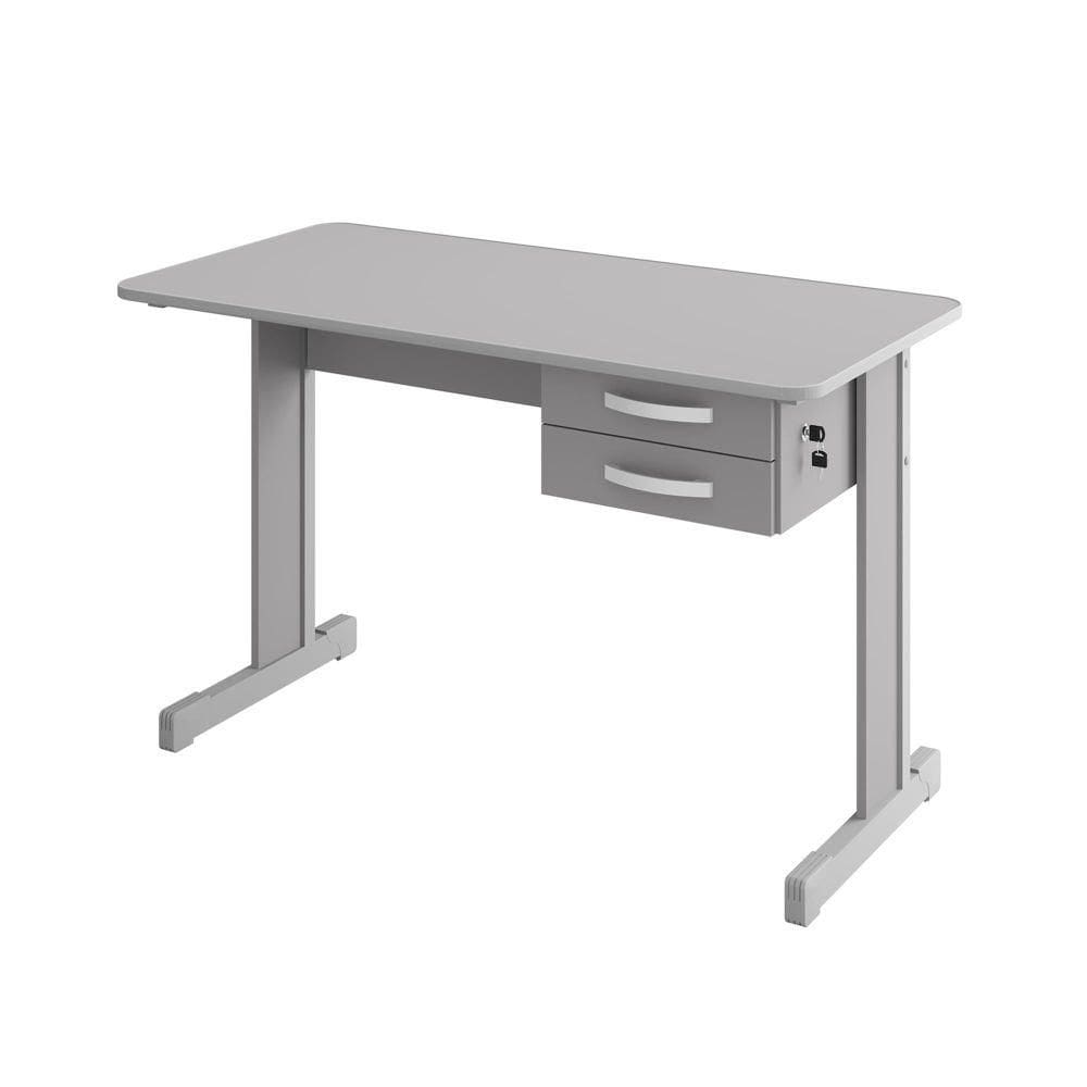 Mesa de Escritório Escrivaninha com 2 Gavetas Boston
