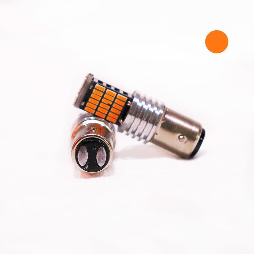Lâmpada Pisca /Meia Luz 2 Polos Led Premium Canbus Âmbar