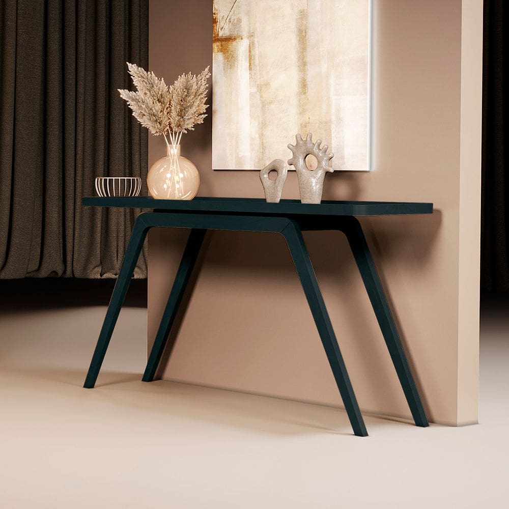 Aparador Premium para Sala de Estar Opala em Madeira Maciça Ébano