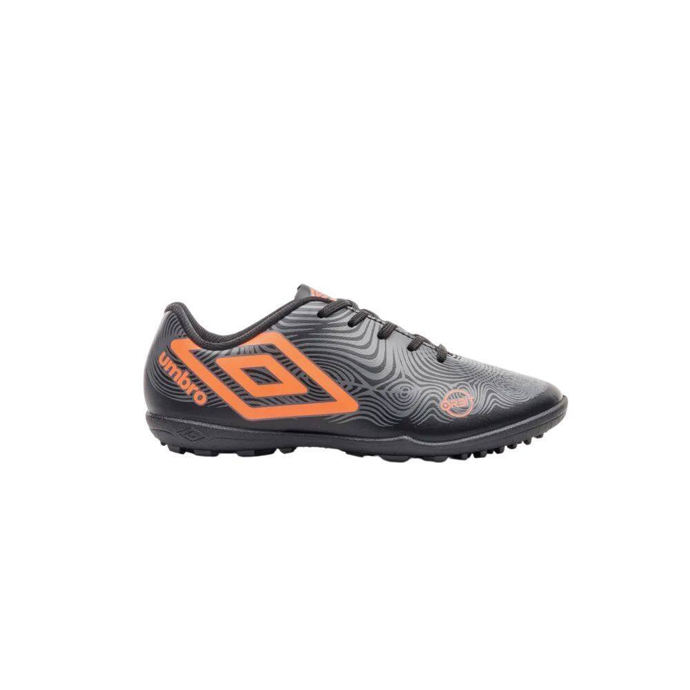 Chuteira Society Orbit Jr U07fb00179-186 - Preto/Laranja 32