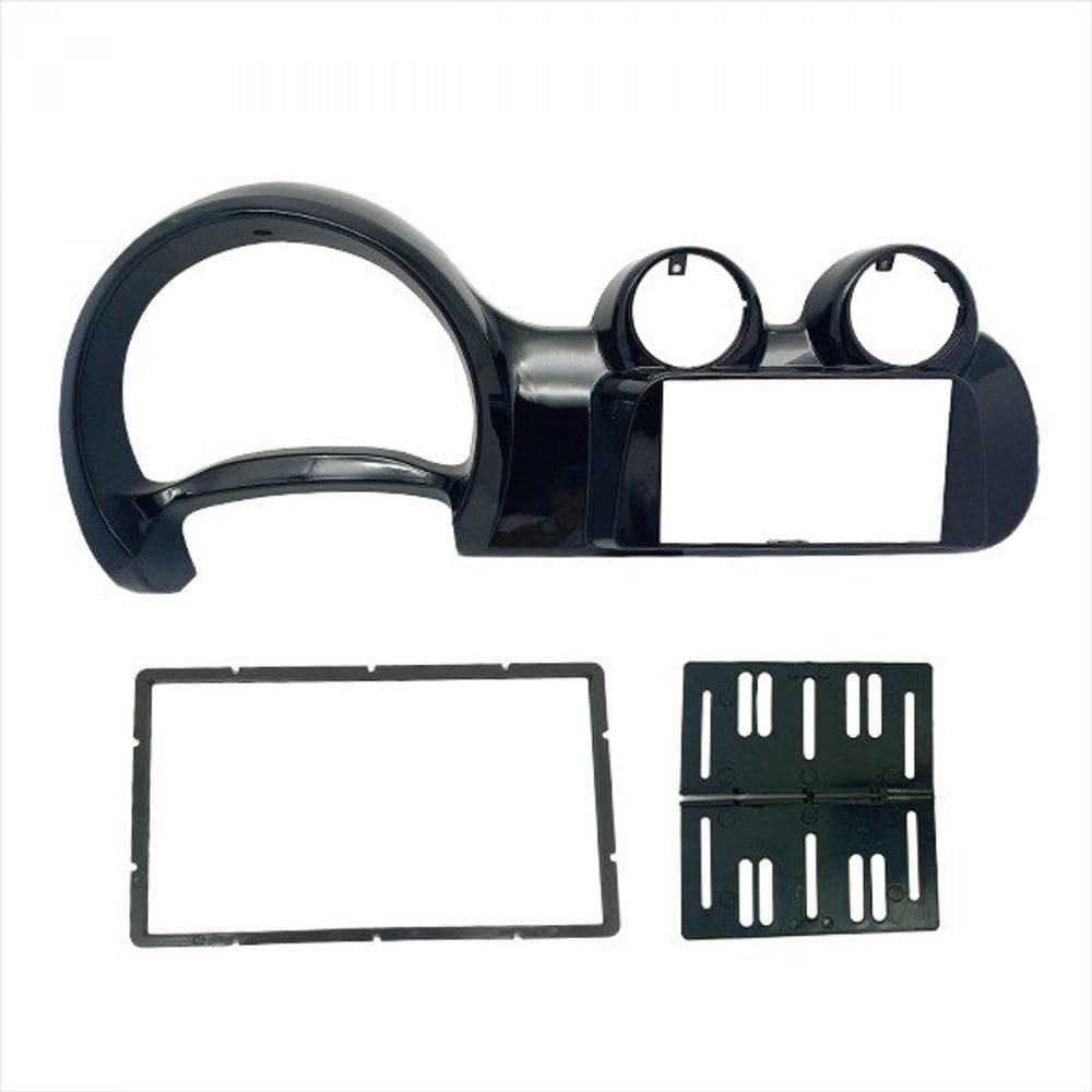 Moldura 2 Din Uno Vivace 10/16 Fiorino G3 14/21 Black Piano