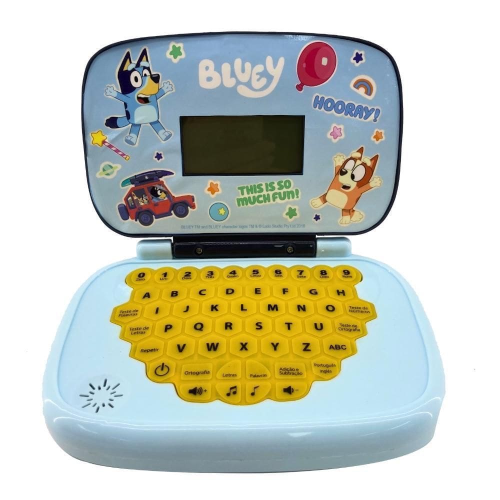 Laptop Infantil Educativo Candide Bluey Bilíngue