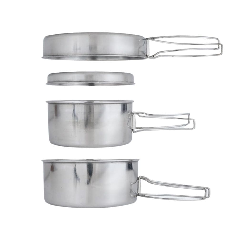 Conjunto de utensílios de cozinha BeGrit Backpacking Camping 4 unidades para 1-2 pessoas