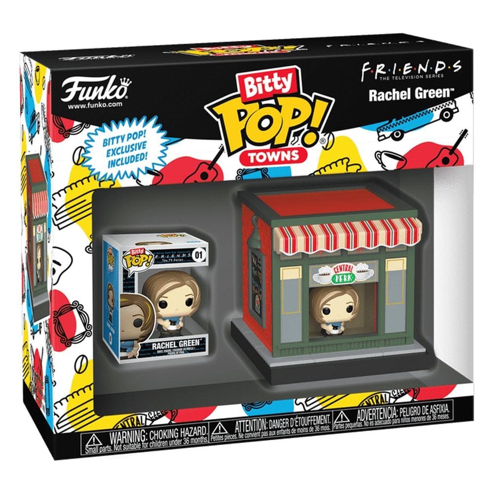 Funko Bitty Pop Friends Towns Rachel Green and Central Perk