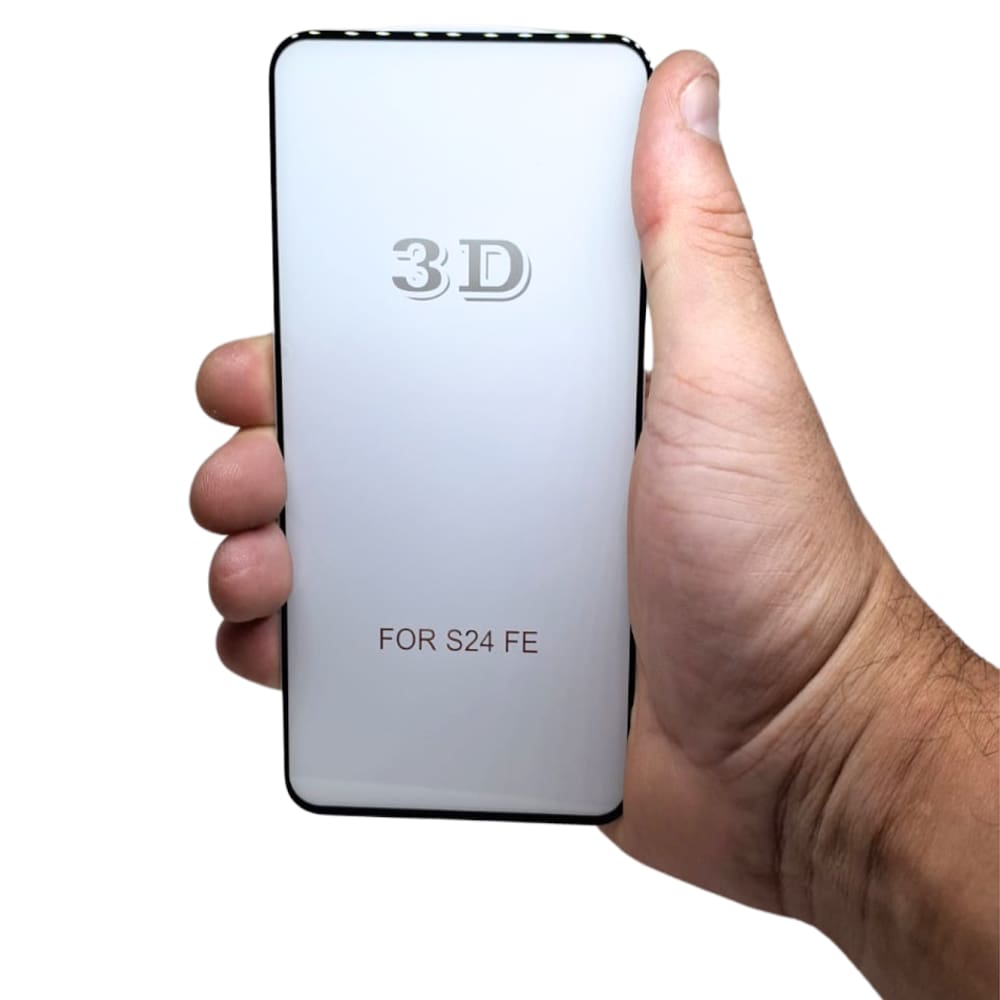 Película de Vidro 3D Para Samsung S24 FE (Tela de 6.7)
