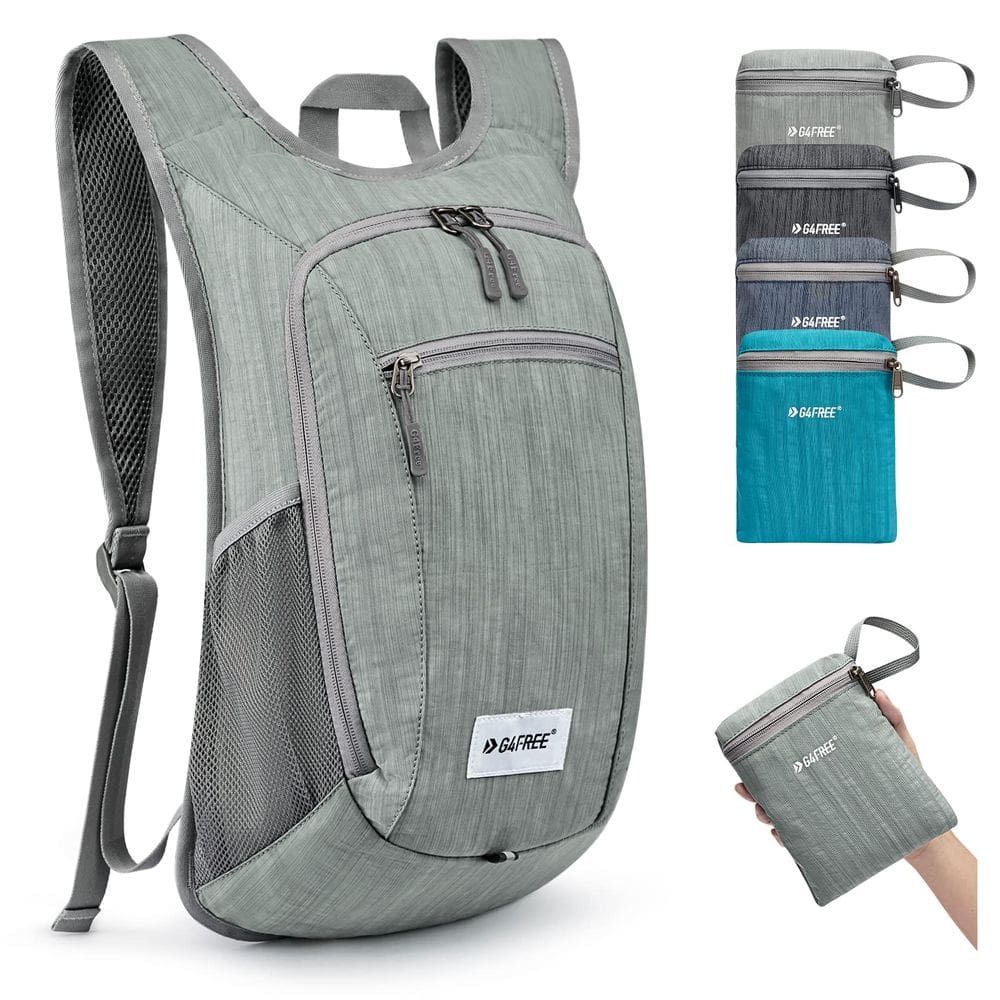 Mochila de caminhada G4Free leve 10L/15L dobrável à prova d`água