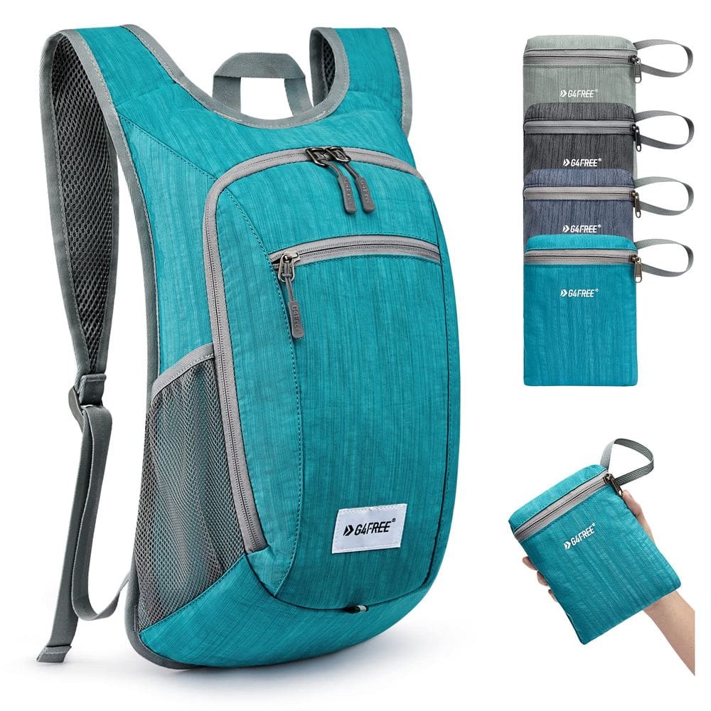 Mochila de caminhada G4Free leve 10L/15L dobrável à prova d`água